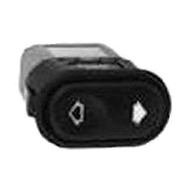 Interruptor de vidro universal para console com quatro pinos e LED vermelho