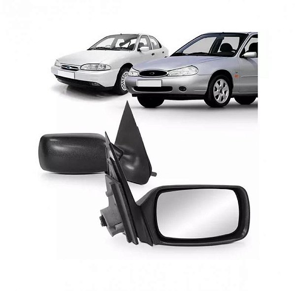 Retrovisor mondeo ford de 1993 a 2000 lado direito verde escuro externo elétrico