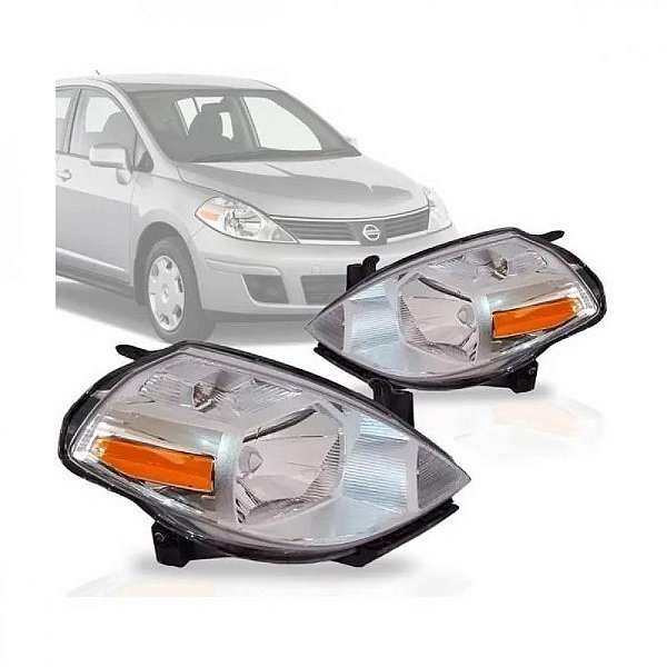Farol refletor tiida nissan de 2007 a 2013 lado esquerdo lateral âmbar
