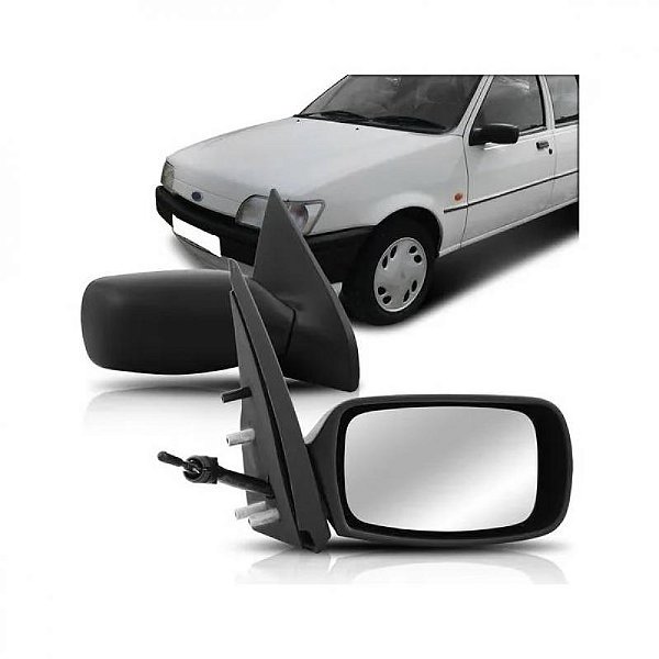 Retrovisor externo fiesta ford de 1994 a 1996 lado esquerdo com controle manual