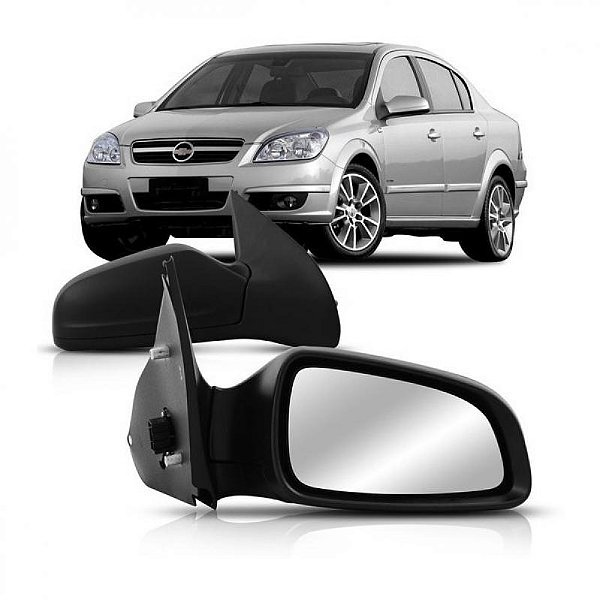 Retrovisor vectra chevrolet de 2006 a 2009 lado direito preto externo elétrico