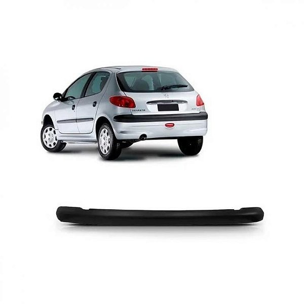 Spoiler do para choque 206 peugeot de 1998 a 2004 traseiro