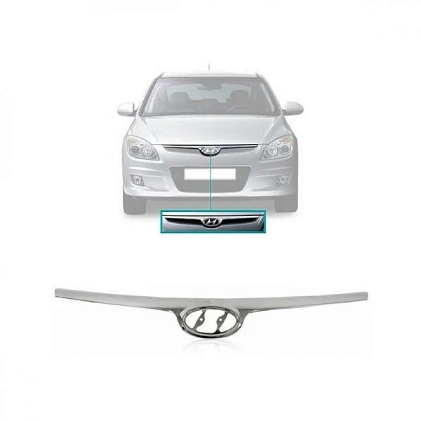 Friso da grade i30 hyundai de 2009 a 2012 cromado