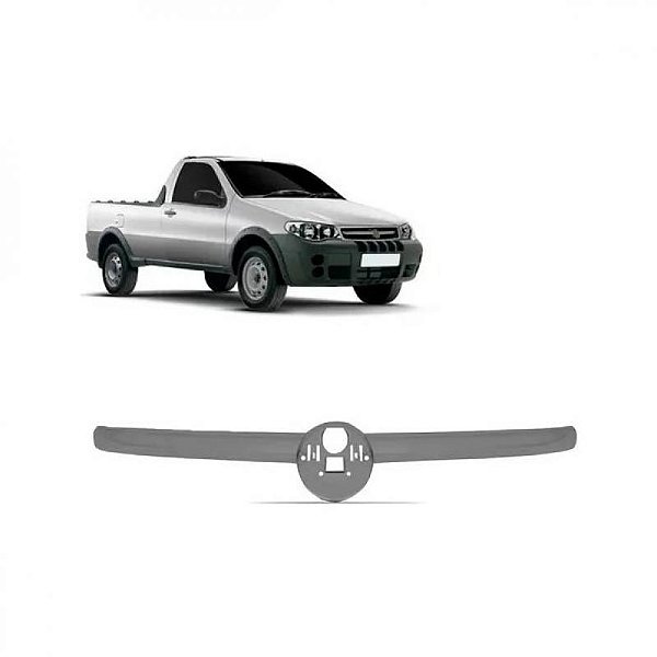 Friso de grade strada fiat de 2010 a 2013 prata