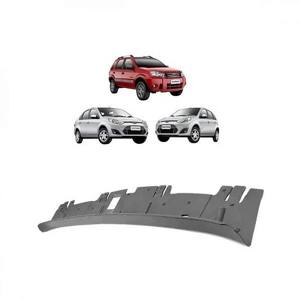 Defletor do radiador ecosport ford de 2003 a 2012 e fiesta ford de 2003 a 2014 inferior