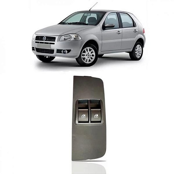 Interruptor do vidro palio fiat de 2004 a 2011 dianteiro lado esquerdo tipo zoiao duplo