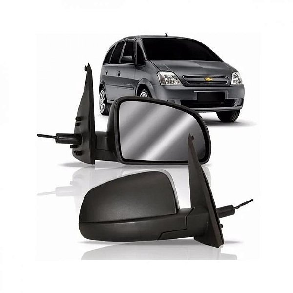 Retrovisor meriva chevrolet de 2002 a 2012 lado direito externo com controle manual
