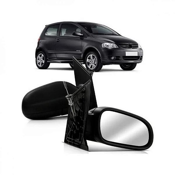 Retrovisor externo fox crossfox e spacefox volkswagen de 2004 a 2009 lado direito com controle manual