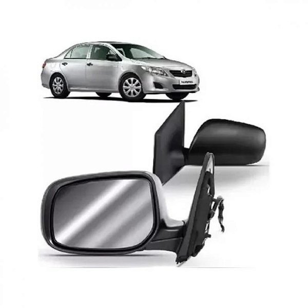 Retrovisor corolla toyota de 2009 a 2013 lado direito externo elétrico com três fios