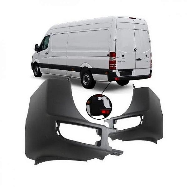 Ponteira de para choque sprinter mercedes benz de 2012 a 2019 lado direito traseiro
