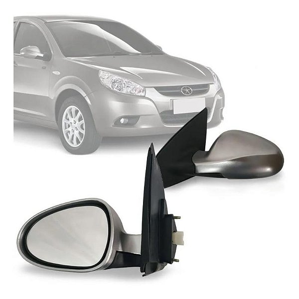Retrovisor j3 jac de 2010 a 2015 lado esquerdo externo elétrico com aquecimento