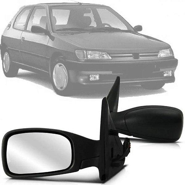 Retrovisor 306 peugeot de 1993 a 2002 lado direito externo elétrico