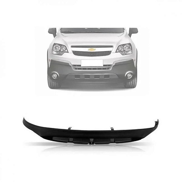 Spoiler para para choque captiva chevrolet de 2008 a 2017 dianteiro