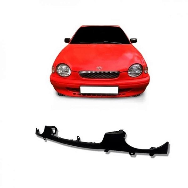 Friso bigode corolla toyota de 1998 a 2002 dianteiro verde escuro europeu