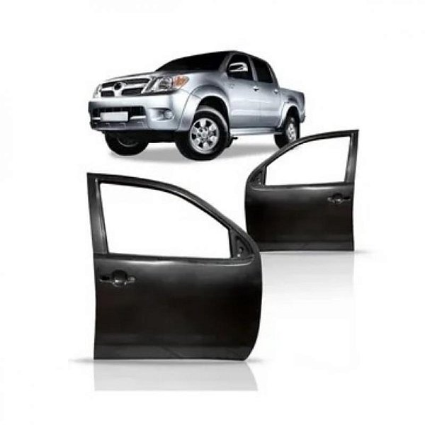 Porta hilux toyota de 2005 a 2015 dianteira lado direito picape cabine dupla e sw4