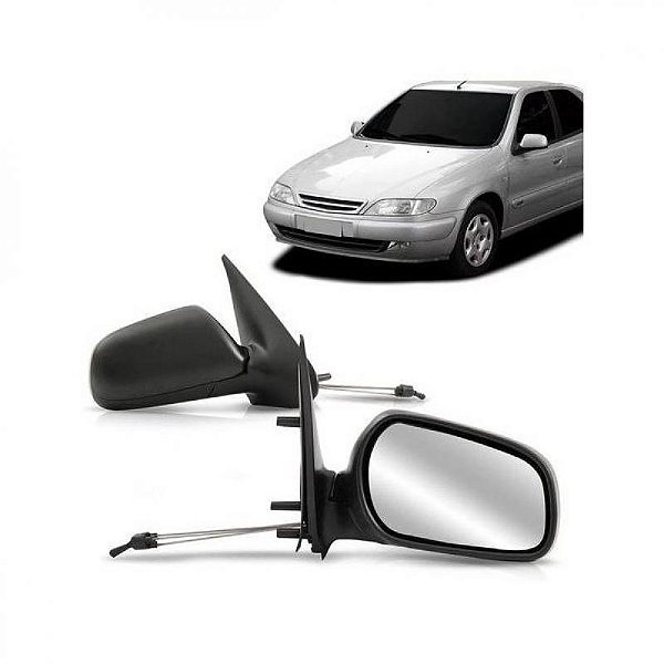 Retrovisor externo xsara citroën de 1997 a 2001 lado direito com controle manual