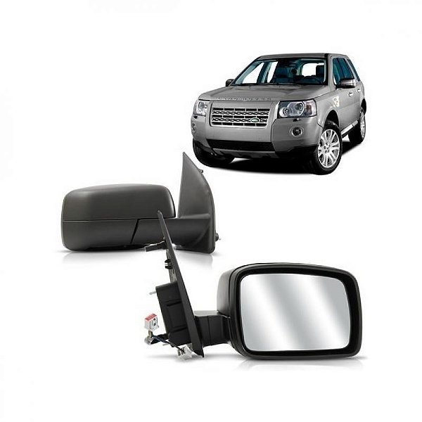 Retrovisor freelander ii land rover de 2008 a 2011 lado direito externo elétrico térmico retrátil