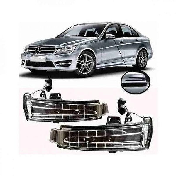 Pisca do retrovisor externo c180 e c200 mercedes benz de 2008 a 2014 lado esquerdo