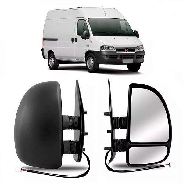 Retrovisor ducato fiat de 2005 a 2017 lado esquerdo externo elétrico térmico