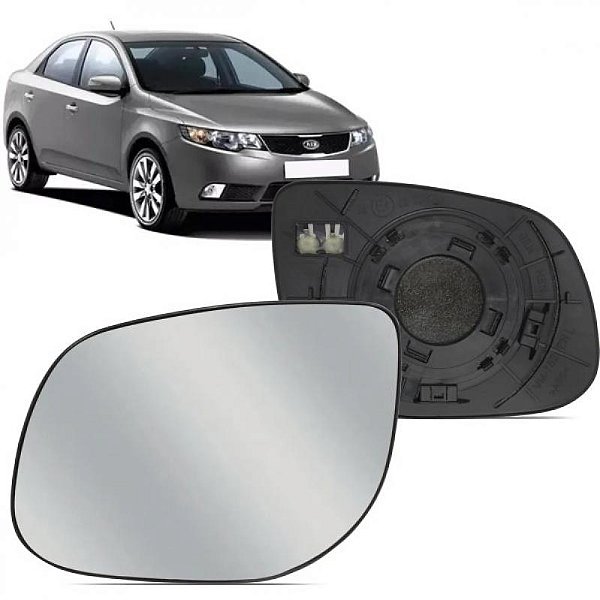 Subconjunto de retrovisor cerato kia de 2009 a 2013 lado direito térmico