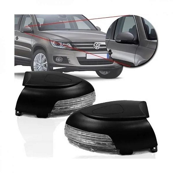 Pisca do retrovisor externo tiguan volkswagen de 2009 a 2017 lado esquerdo sem luz de cortesia