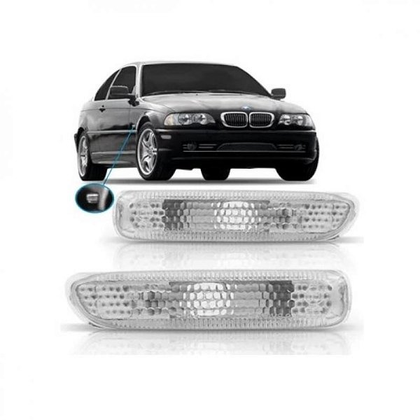 Lanterna série 3 bmw de 1998 a 2001 lado esquerdo lateral cristal