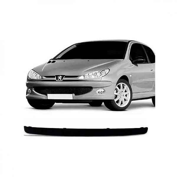 Spoiler de para choque 206 peugeot de 1998 a 2010 e 207 peugeot de 2009 a 2015 dianteiro