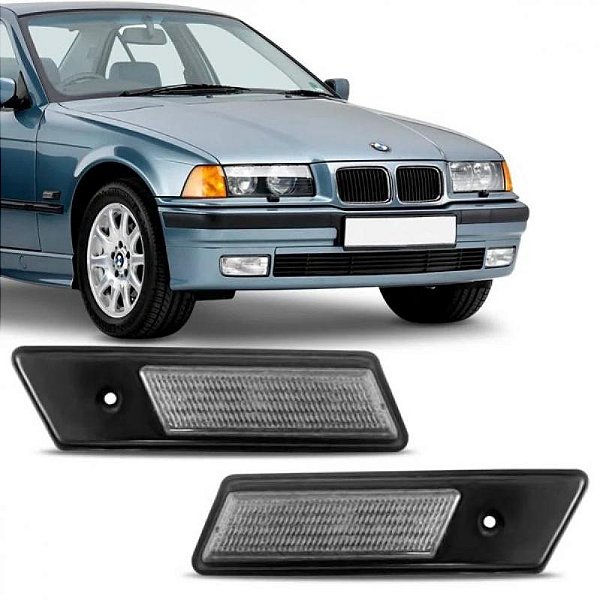 Lanterna lateral para para lama série 3 bmw de 1992 a 1997 lado esquerdo cristal sedã e hatchback