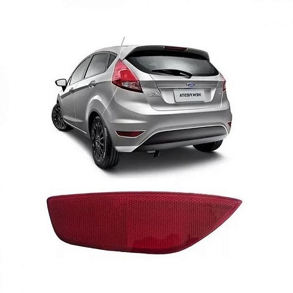Lanterna do para choque new fiesta ford de 2011 a 2013 lado esquerdo traseiro hatch mexicano