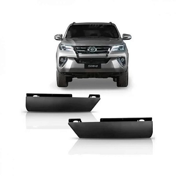 Spoiler do para choque hilux sw4 toyota de 2016 a 2020 lado esquerdo dianteiro