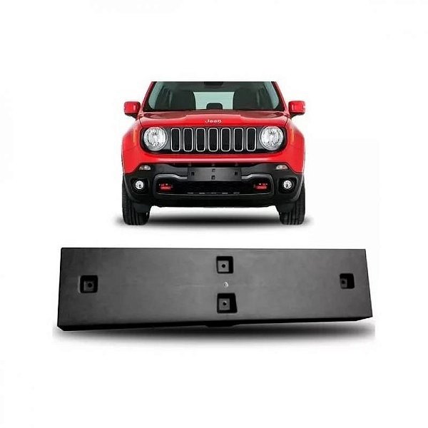 Suporte de placa renegade jeep de 2015 a 2021 maior