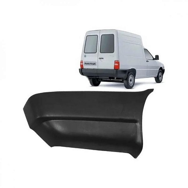 Ponteira para para choque fiorino fiat de 1995 a 2004 traseira lado direito picape