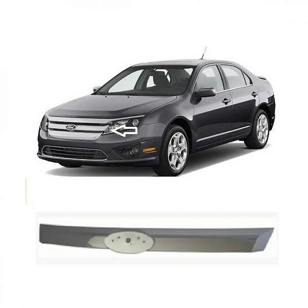 Friso da grade do radiador fusion ford de 2010 a 2012 central cromado