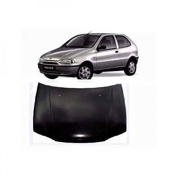 Capô palio fiat de 1996 a 2000 com furo para esguicho