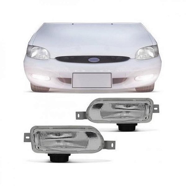 Farol auxiliar escort ford de 1997 a 2002 lado esquerdo