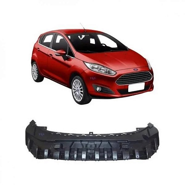 Defletor do radiador new fiesta ford de 2013 a 2019 inferior