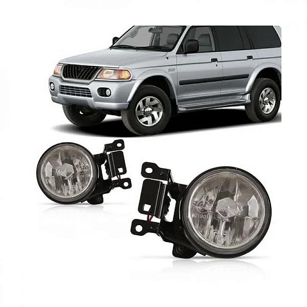 Farol auxiliar pajero sport mitsubishi de 2000 a 2004 e pajero tr4 mitsubishi de 2004 a 2007 lado esquerdo