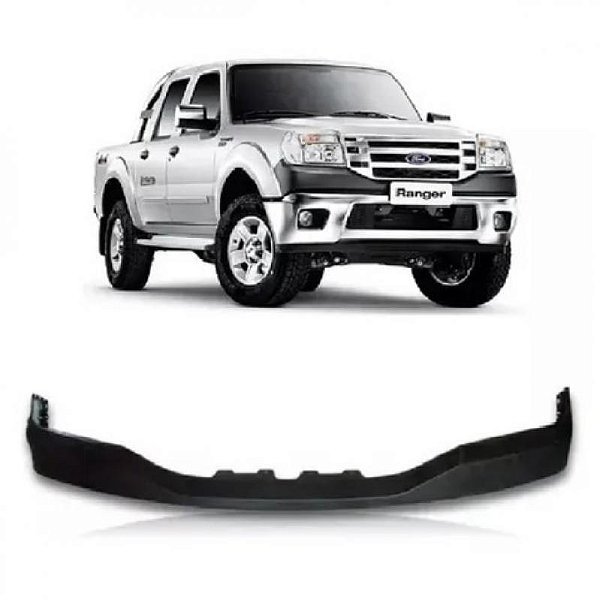 Spoiler para para choque ranger ford de 2010 a 2012 dianteiro suporte sem pisca texturizado