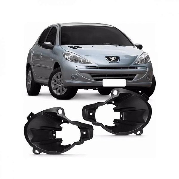 Suporte de farol auxiliar 207 peugeot de 2009 a 2015 lado esquerdo