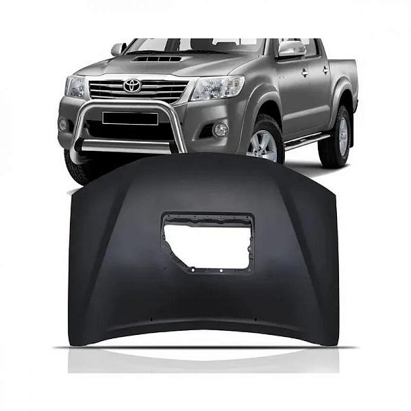 Capô hilux e hilux sw4 toyota de 2012 a 2015 com furo para caminhonete e utilitário