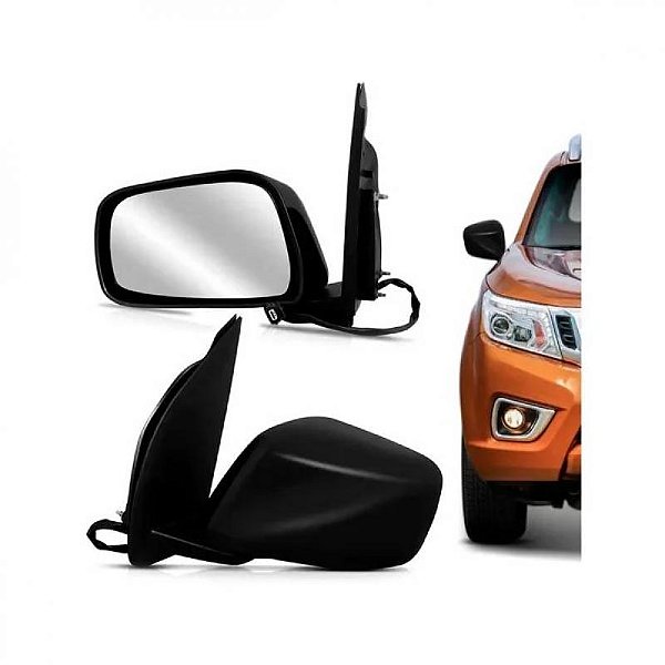 Retrovisor externo frontier nissan de 2017 a 2021 lado direito elétrico com três fios