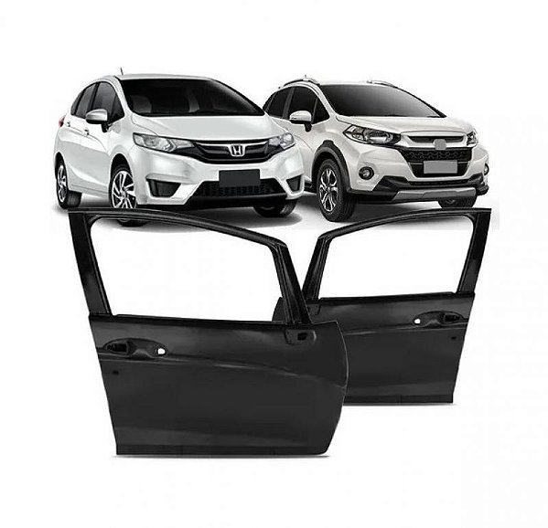 Porta fit honda de 2014 a 2021 e wrv honda de 2018 a 2020 dianteira lado direito