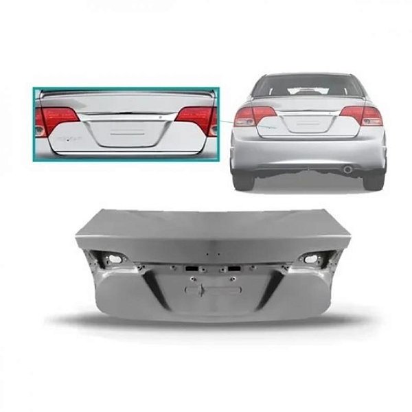 Tampa do porta malas civic honda de 2007 a 2011