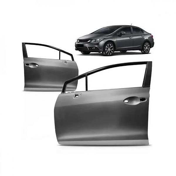 Porta civic honda de 2012 a 2016 dianteira lado esquerdo