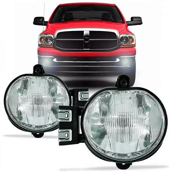Farol auxiliar ram dodge de 2004 a 2009 lado direito verde escuro