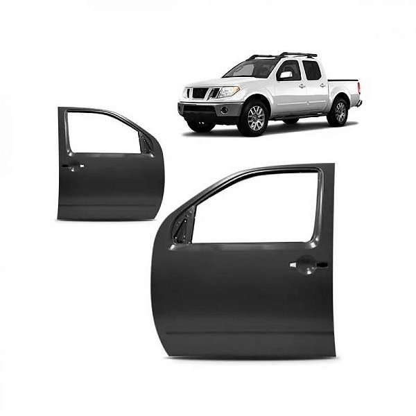 Porta frontier nissan de 2008 a 2016 dianteira lado esquerdo verde escuro