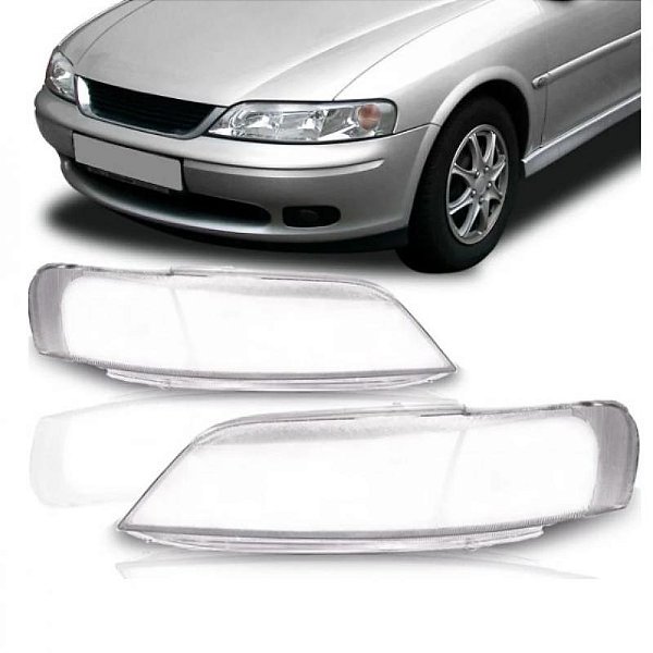 Lente de farol vectra chevrolet de 2000 a 2005 lado esquerdo azul claro