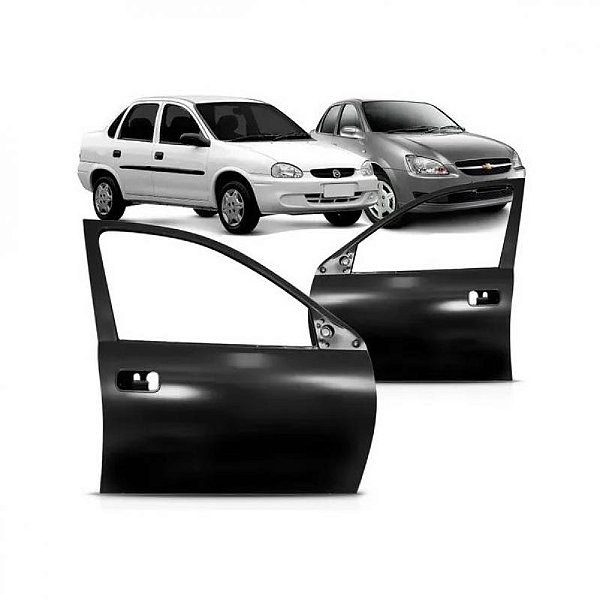 Porta corsa chevrolet de 1994 a 2009 e classic chevrolet de 2010 a 2016 dianteira lado direito