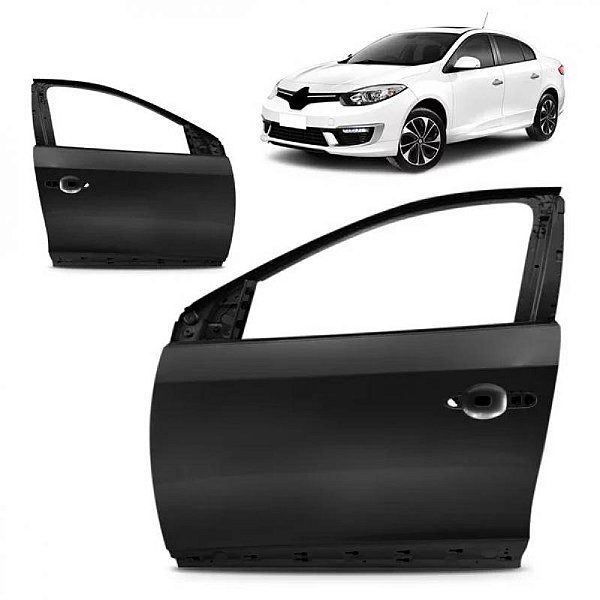 Porta fluence renault de 2010 a 2018 dianteira lado esquerdo