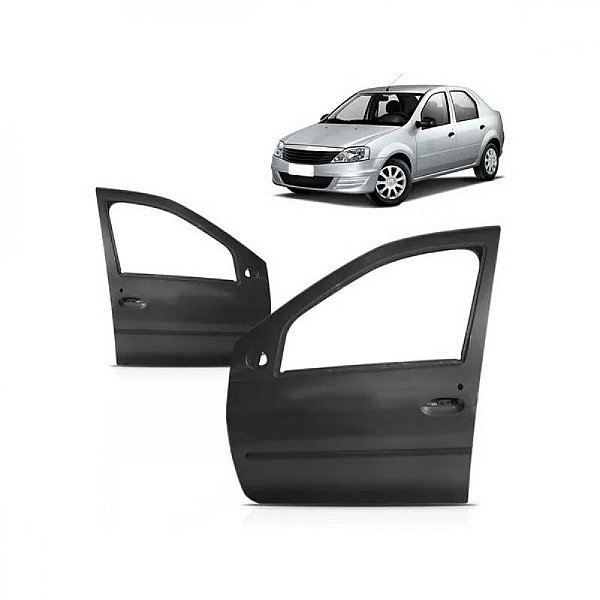 Porta logan renault de 2007 a 2013 dianteira lado direito